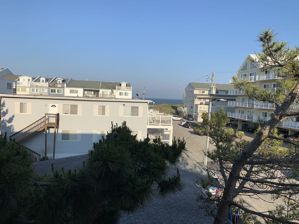 The view of the ocean from our balcony!!