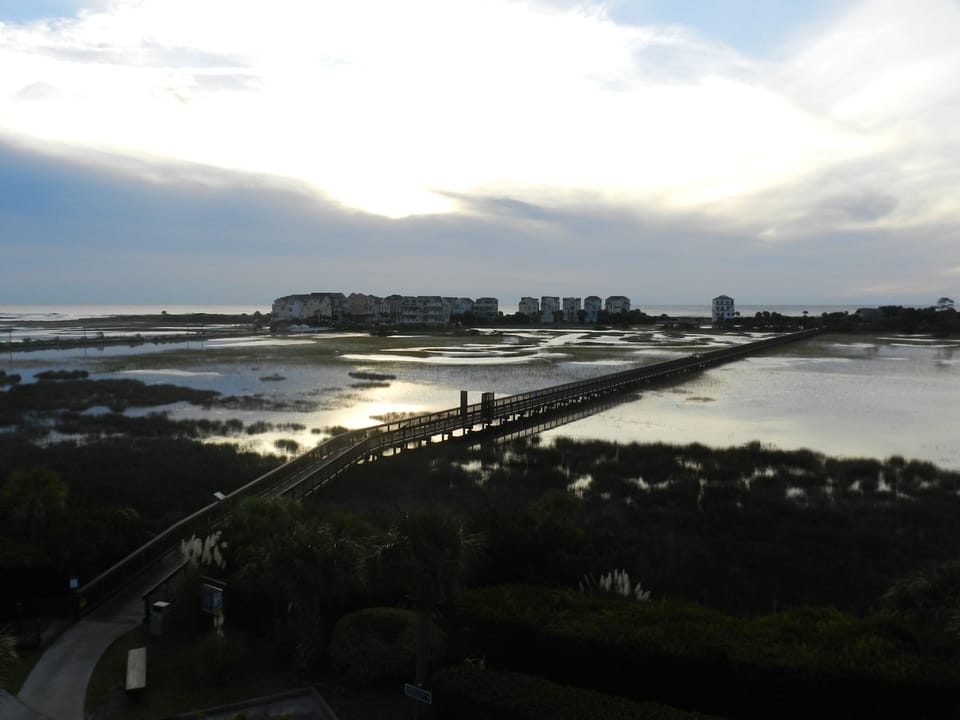 High Tide shot from our balcony