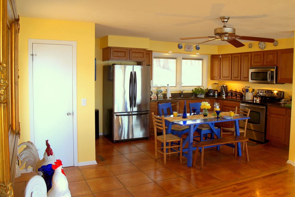 One of the Two Kitchens - it has a Walk-In Pantry and adjoins the Dining Room