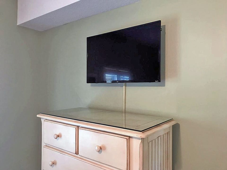 Flat screen TV in second bedroom