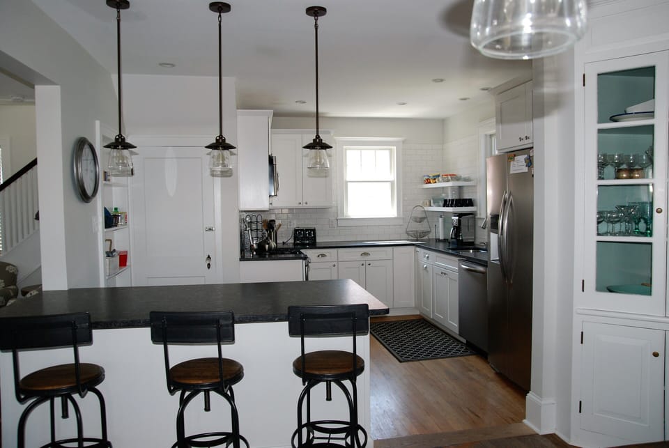 Kitchen and counter