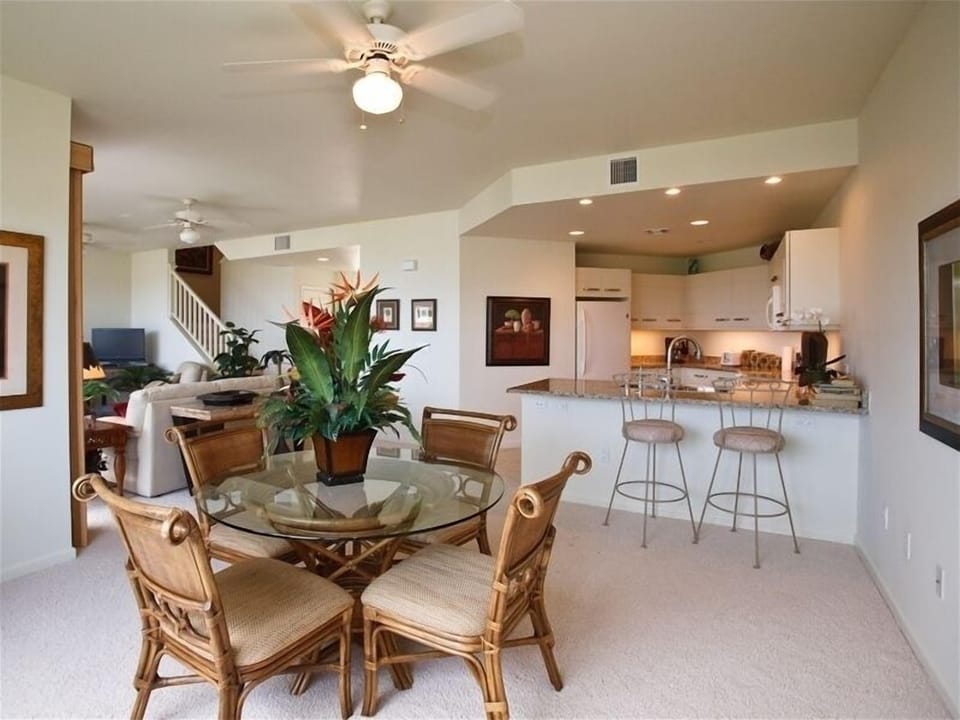View from Dining Area back to Kitchen