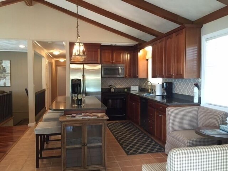 Well appointed open kitchen