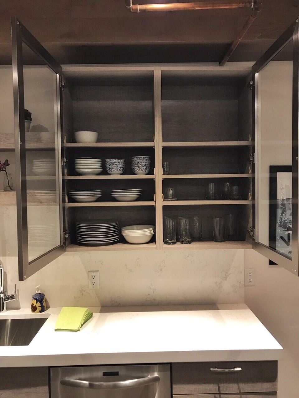 Fully stocked kitchen