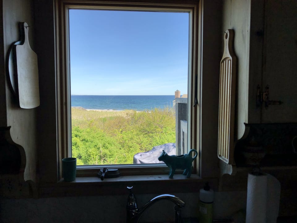 View From Kitchen Sink! summer view