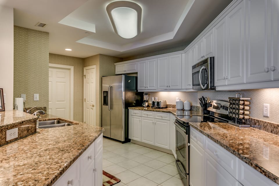 Deluxe kitchen area.