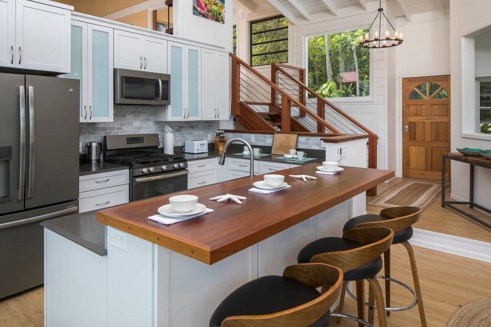 The kitchen is fully equipped for all of your culinary needs