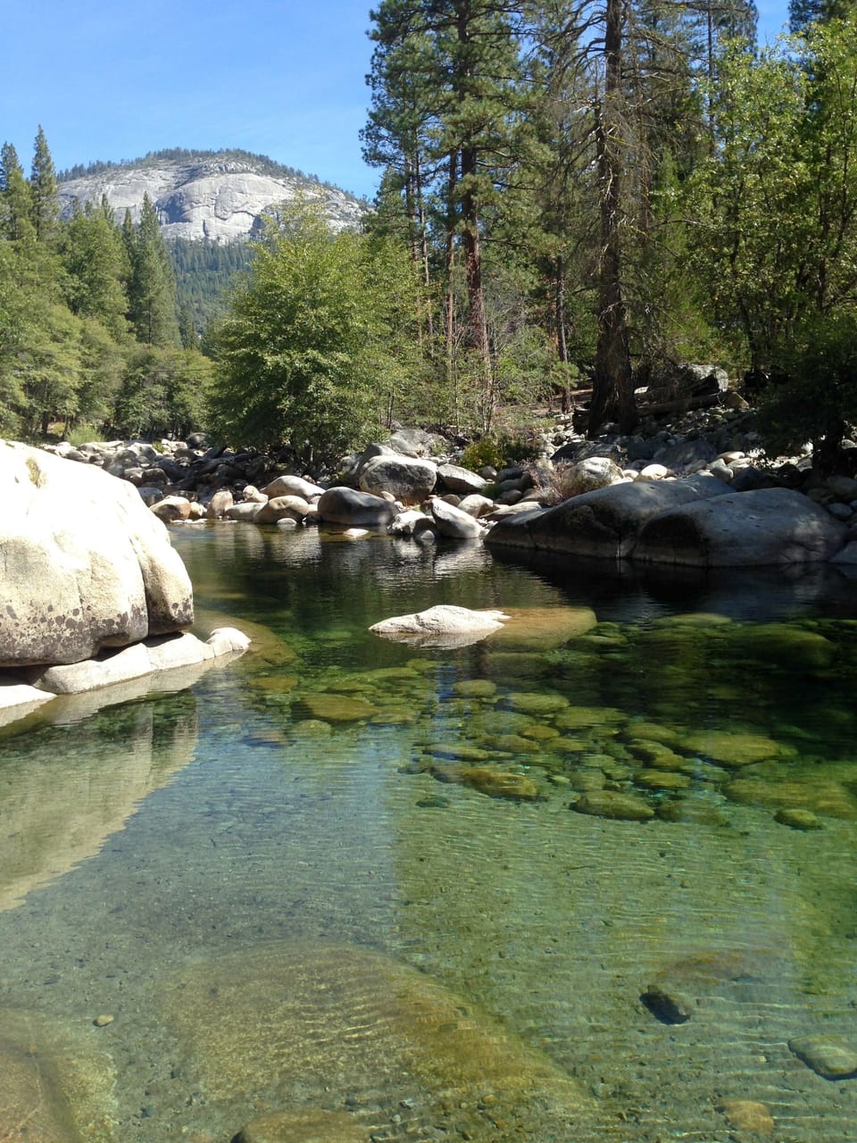 Our favorite swimming hole in Wawona during the summer. This cabin is located close by this beautiful river