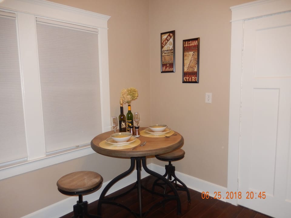 Start the day in a cozy remodeled kitchen nook.