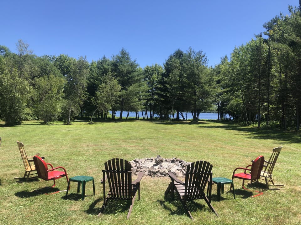 Fire pit with wide open spaces 