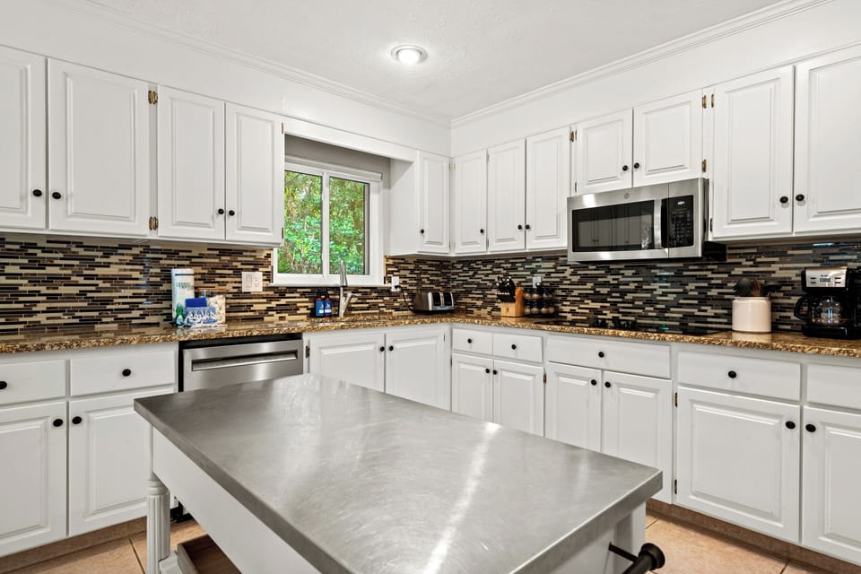 Fully equipped kitchen with ample counter space