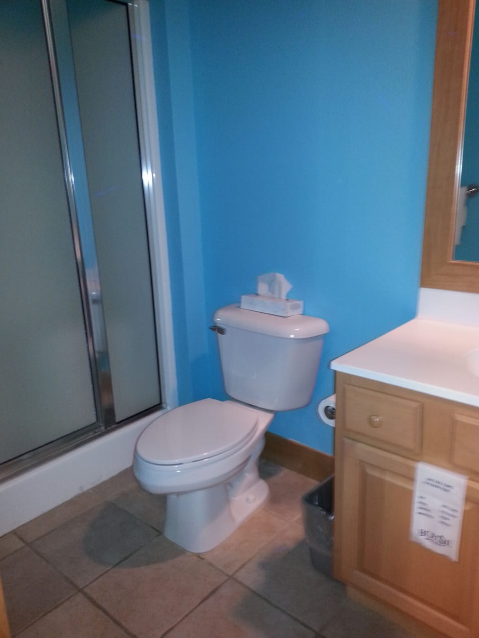 Full bath on first floor with shower