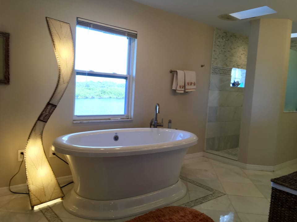 Ah heaven. The main master soaking tub with  jets is to die for, love, love