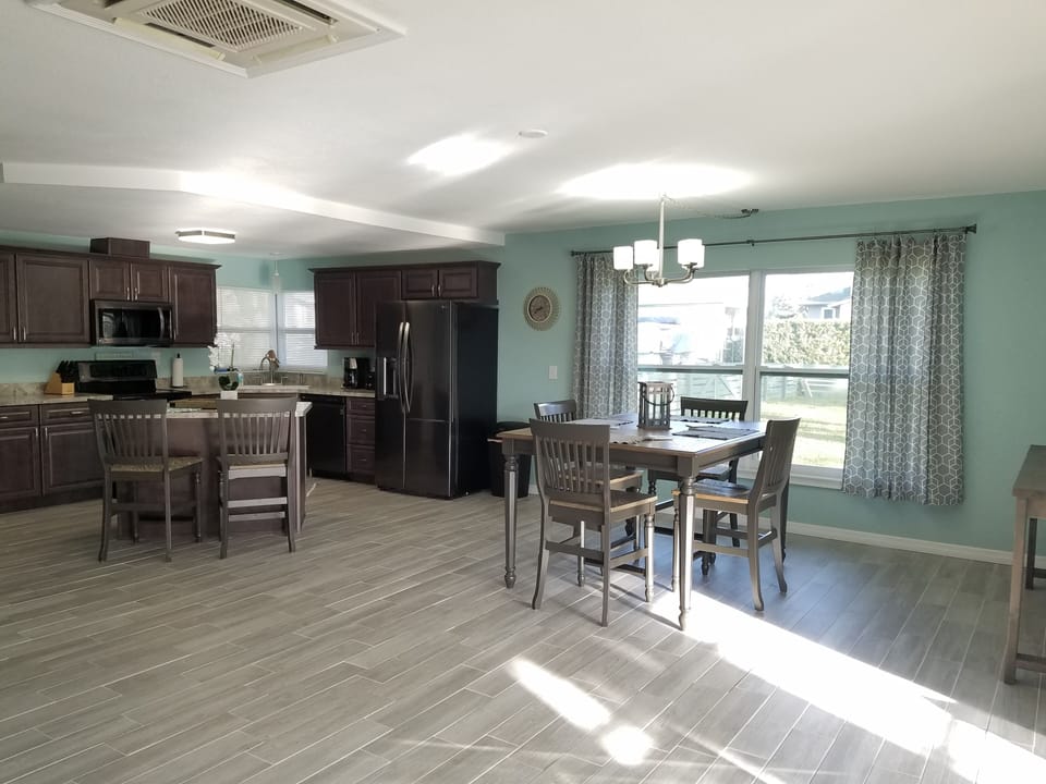 Kitchen and dining