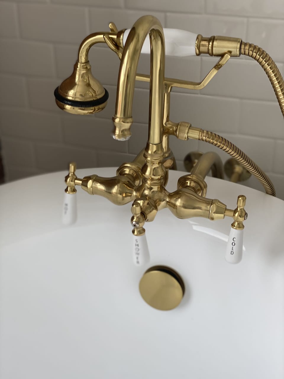 Beautiful brass fixtures