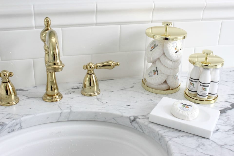 Master Bathroom with Convenient Toiletries