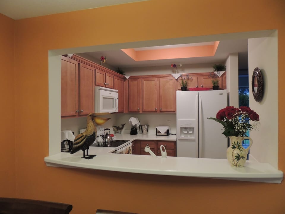 Enjoy a fully equipped kitchen with four new appliances