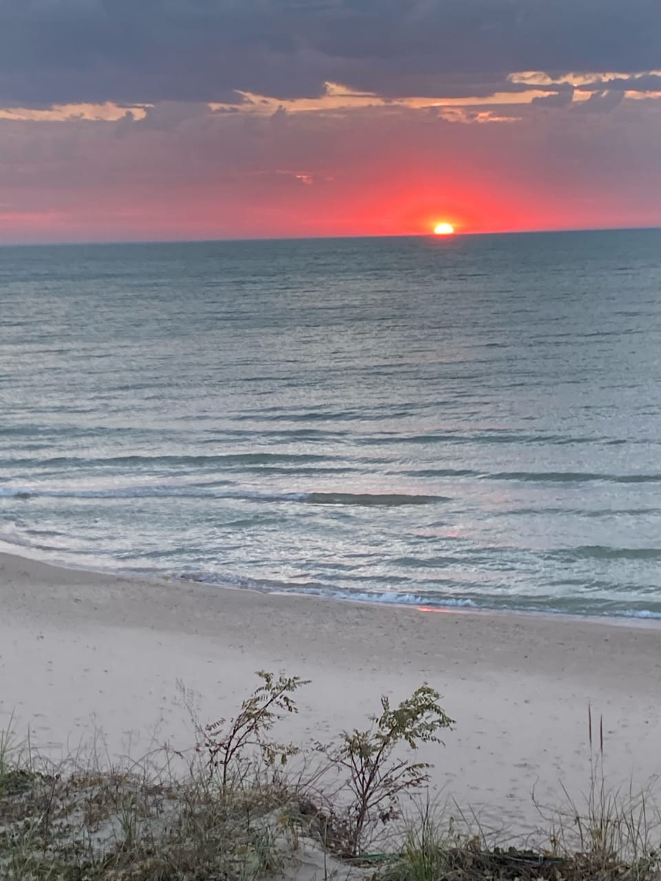 Sunset at Oval beach