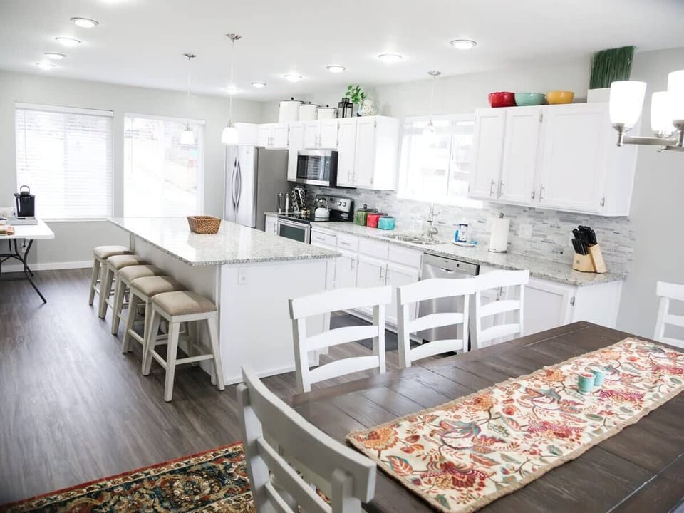 Fully stocked kitchen