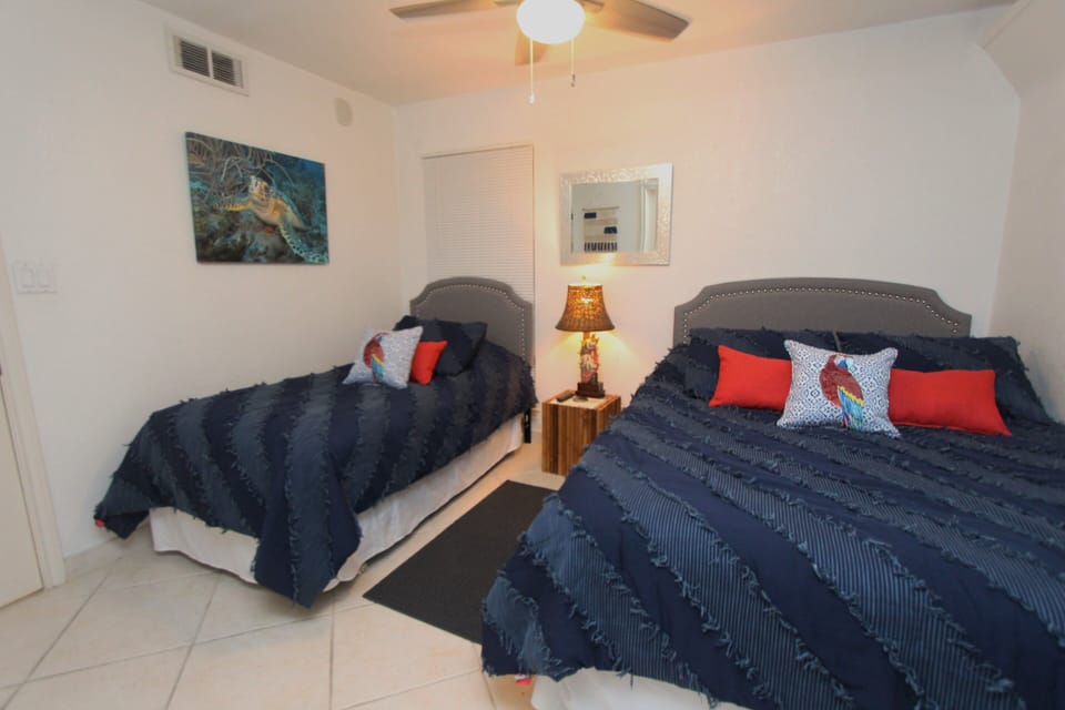 The Guest Bedroom Has a Shared Hallway Bathroom