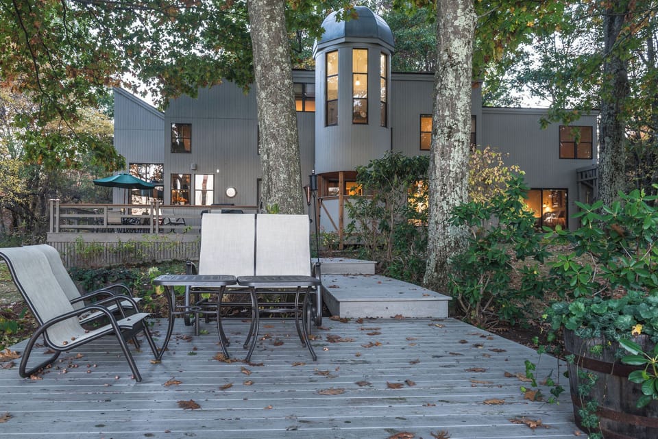 Deck near the lake.