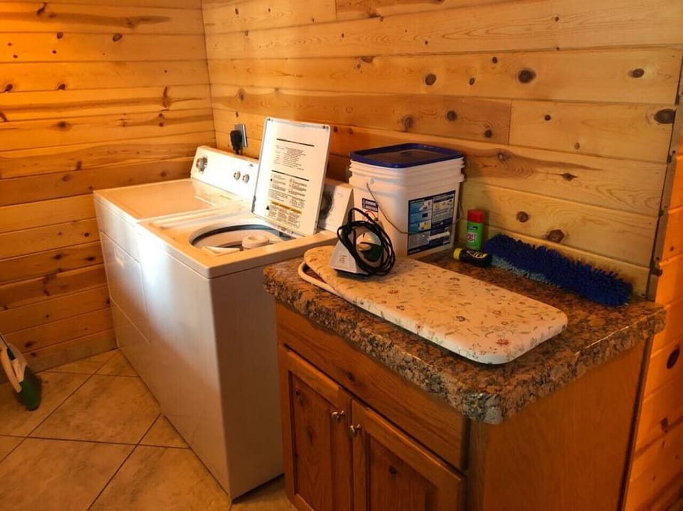 Feel like you`re at home with a washer and dryer