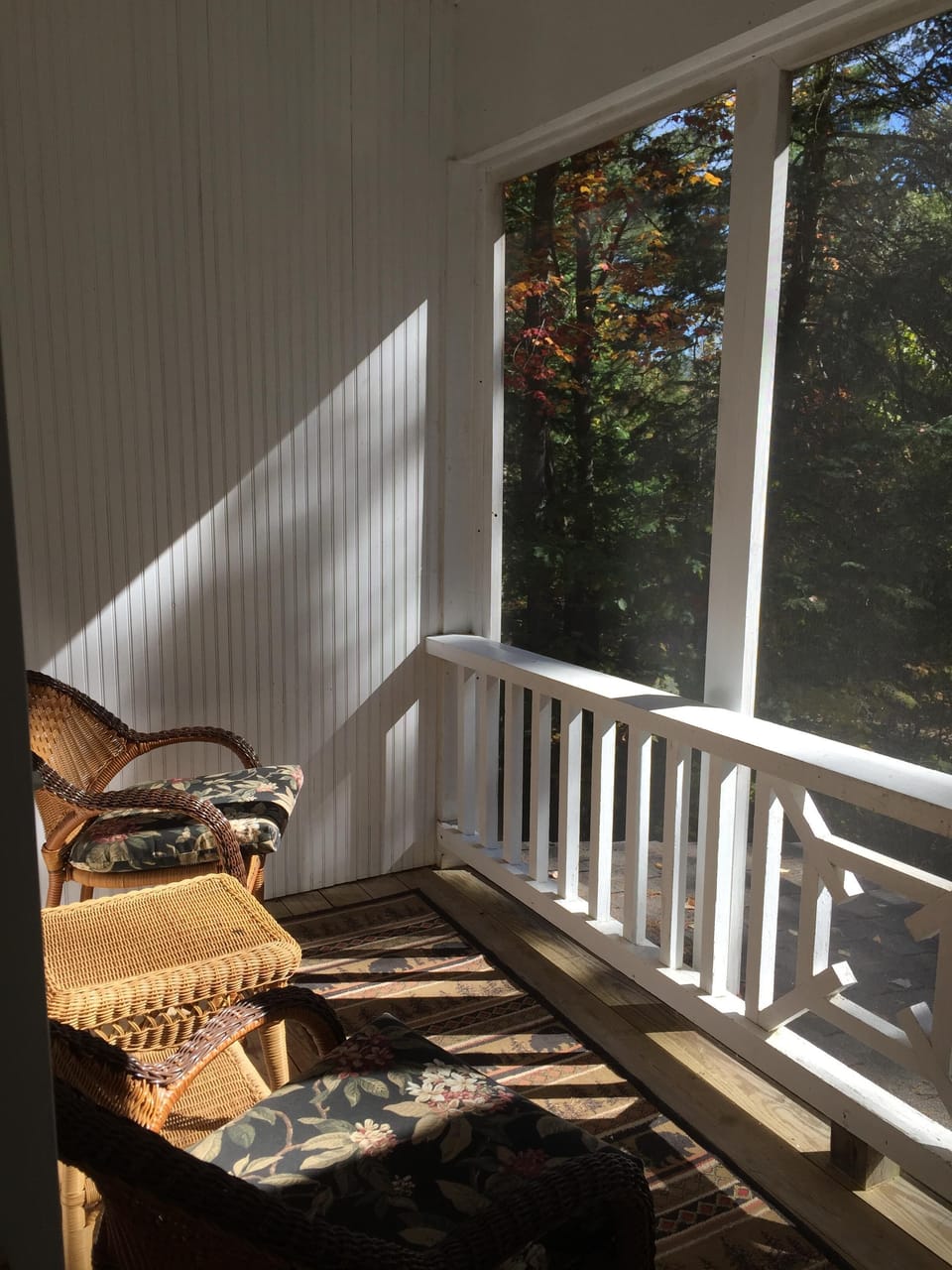 Each bedroom as its own porch!