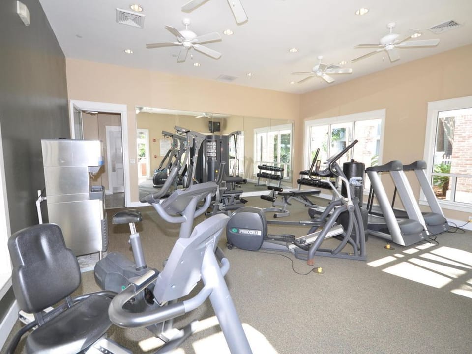 Fitness Center located poolside
