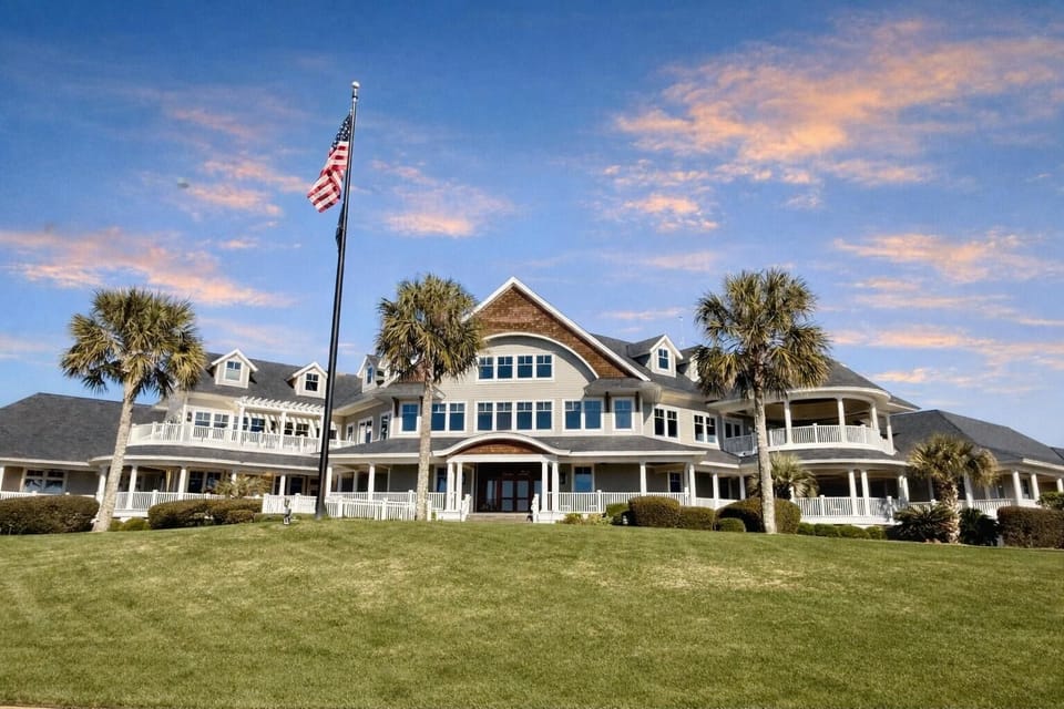 Experience luxury at the Seabrook Island Club. Enjoy access to two acclaimed golf courses and exquisite dining with stunning ocean views, optional at $55.