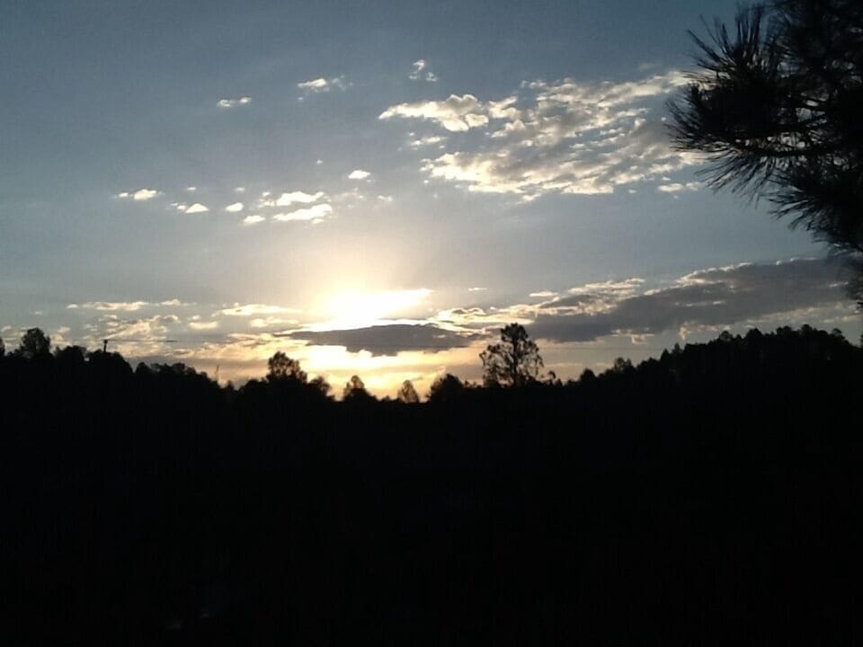 Glorious Ruidoso sunset....Elk Crossing 