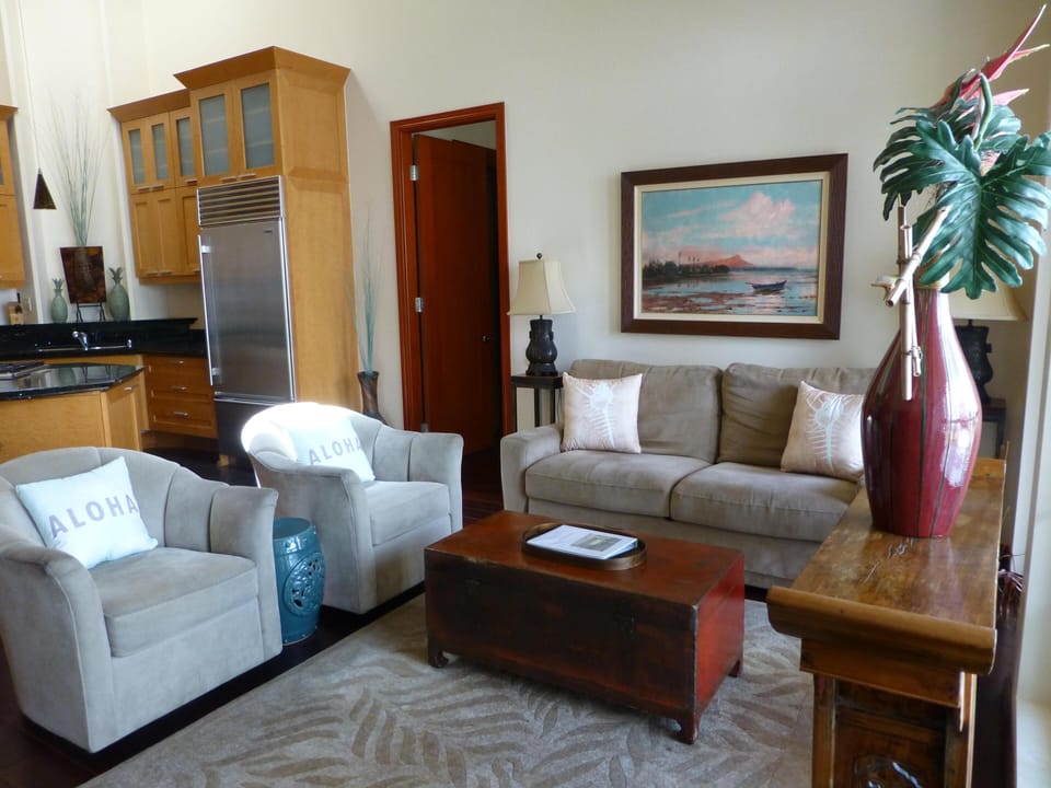 Living Room's Queen Size Sofa Bed
