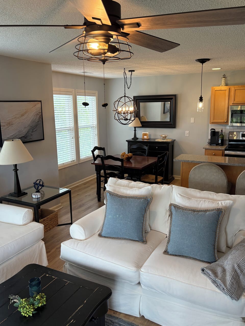 Comfortable furniture, open space