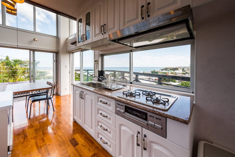 Villa, Sea View | Private kitchenette | Coffee/tea maker, full-size fridge, microwave, stovetop