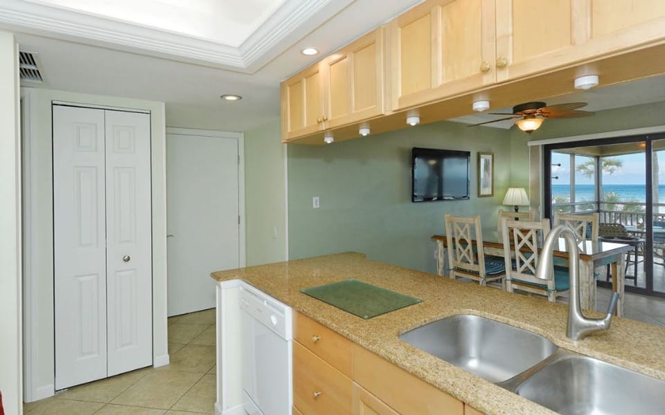 View out from Kitchen to Dining Area