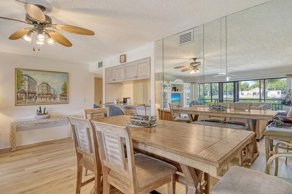 Large dining table for friends and family