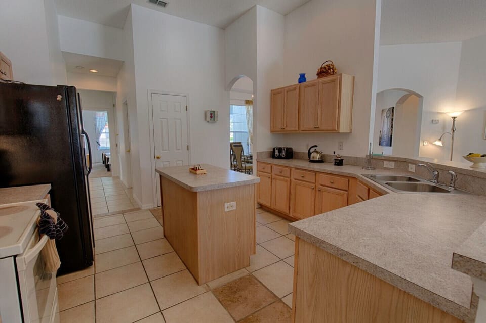 Kitchen and nook area