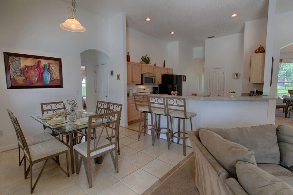 Kitchen and nook area