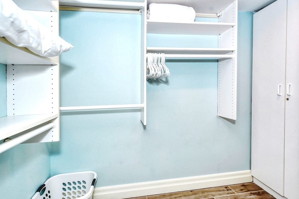 Huge closet in Master bedroom 
