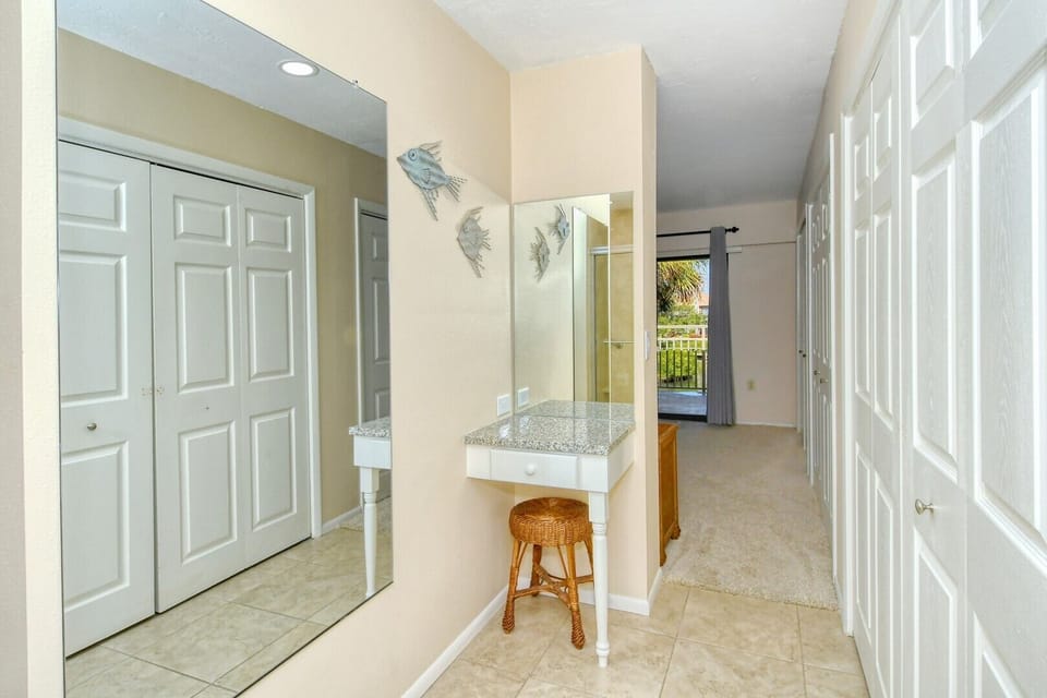 Plenty of closet space in master bedroom