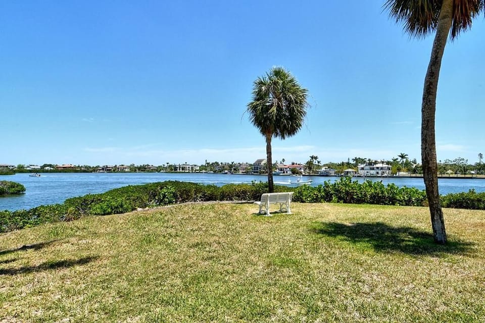 Relax and enjoy the serene Sarasota Bay views