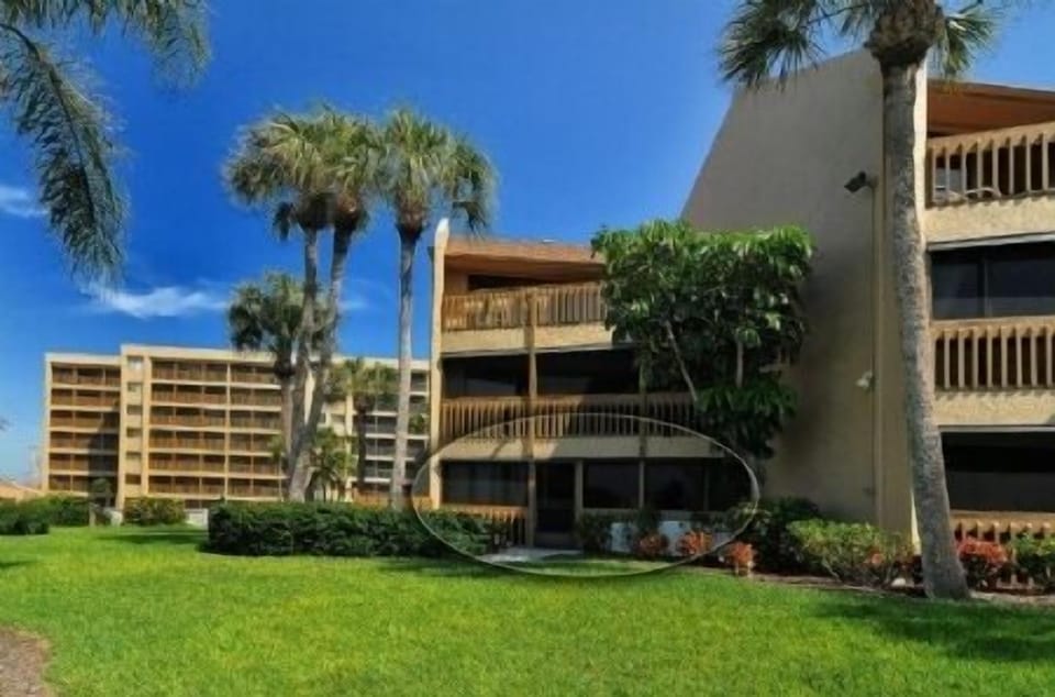First floor unit with short walk to private beach