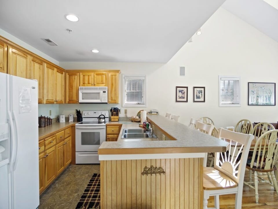 Kitchen and Bar Area