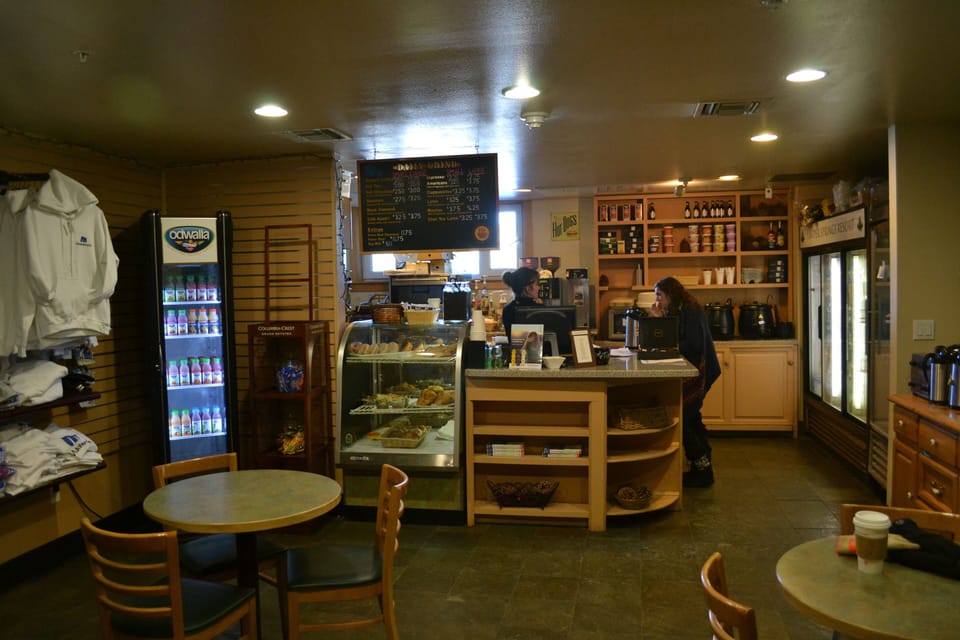 Coffee shop at the Juniper Springs Lodge