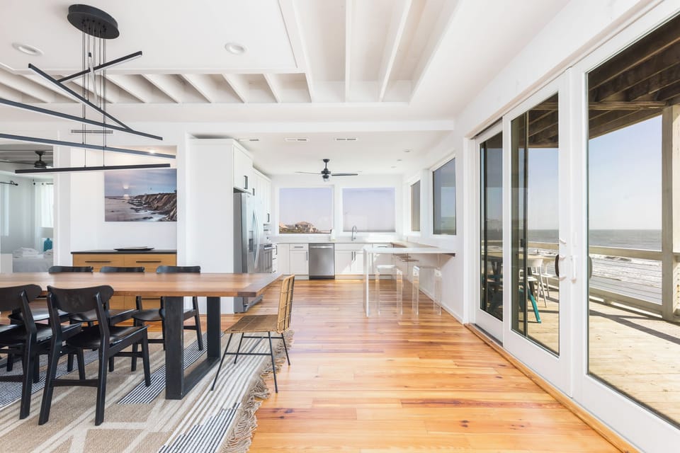 Saylors' Malibu is filled with natural light