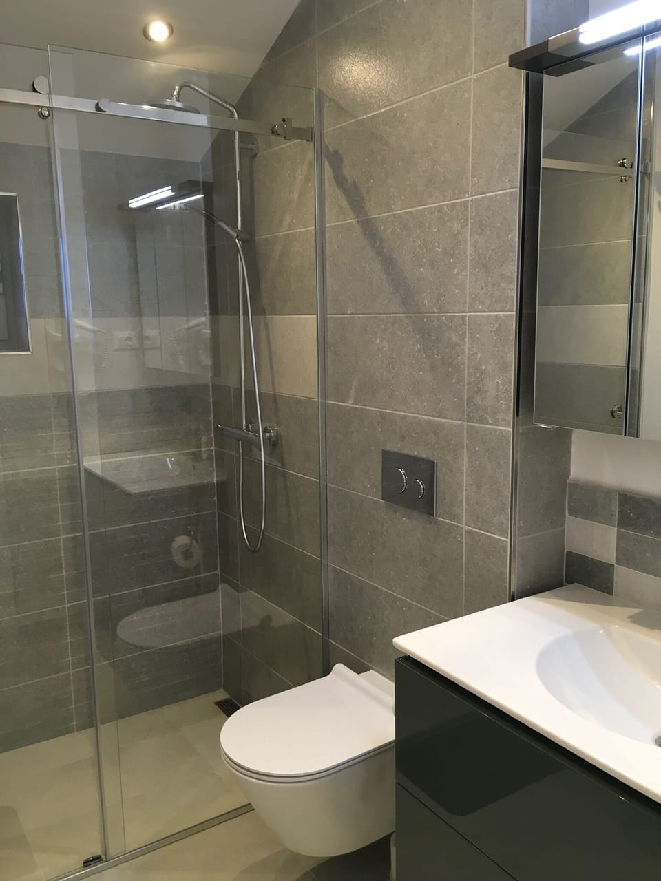 Master Bath with rain shower