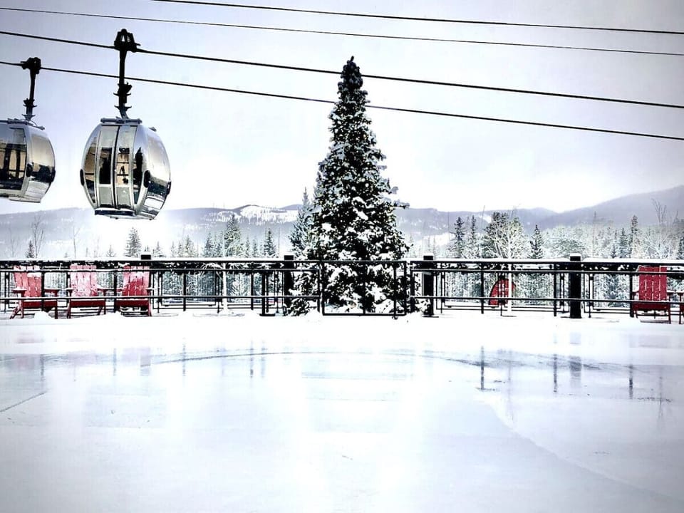 Ice Skating rink on property