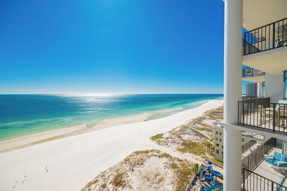 Expansive coastline view from your balcony inviting you to take in the beauty as you relax and unwind