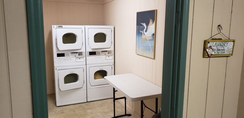 Laundry room on 1st floor of building