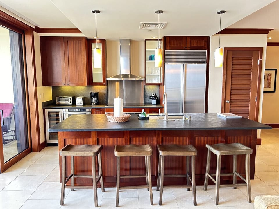 Private kitchen designed by Chef Roy Yamaguchi