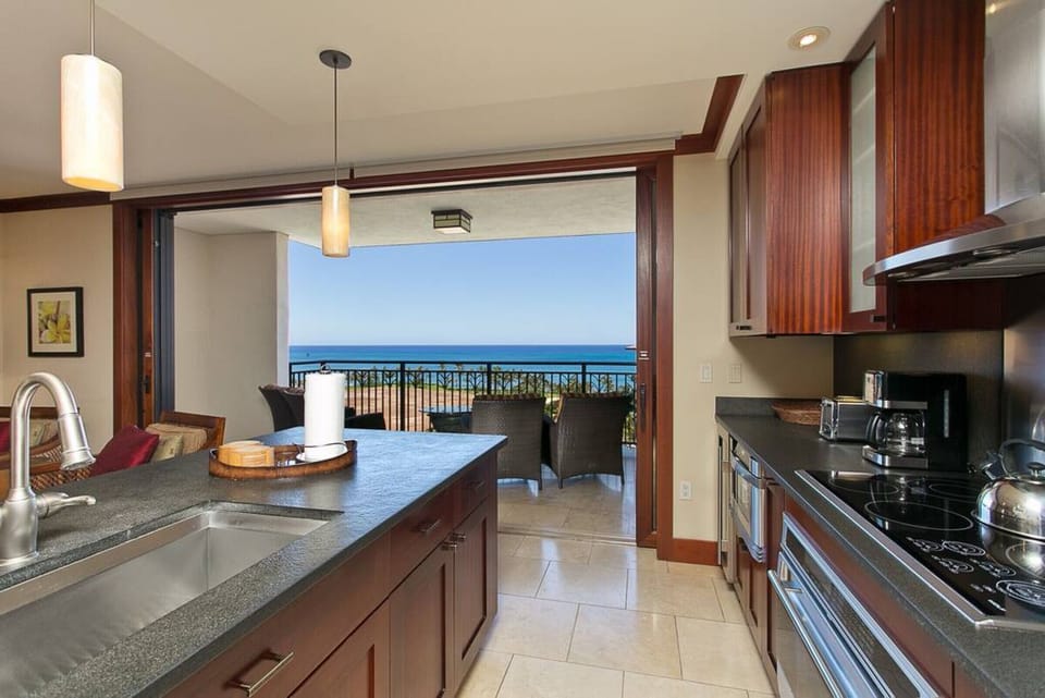 Private kitchen designed by Chef Roy Yamaguchi